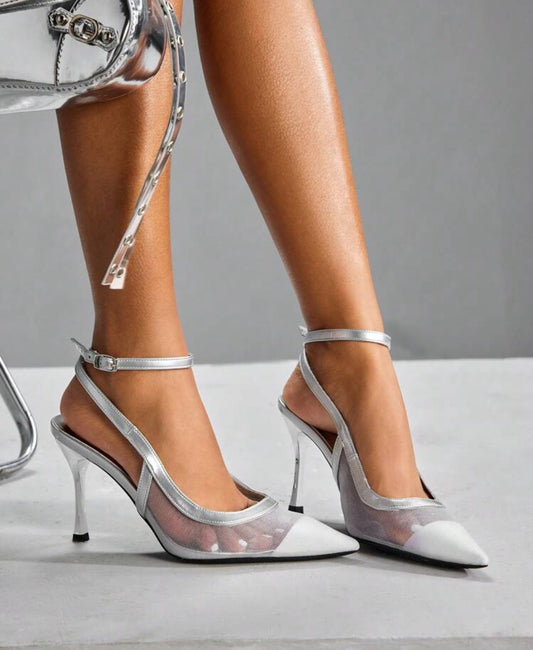 Silver heels