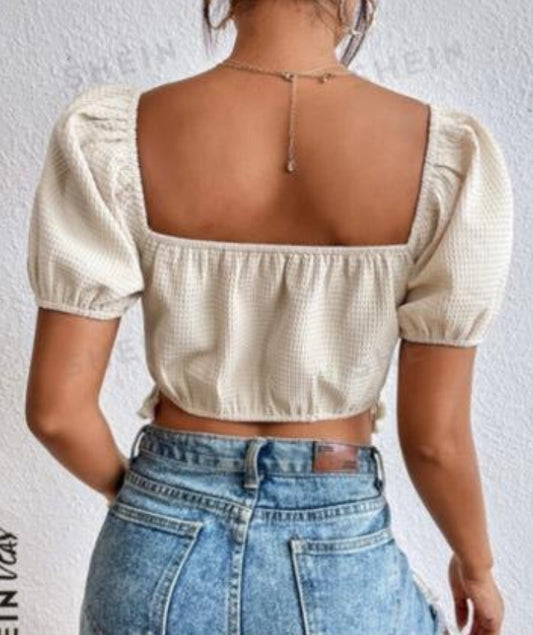 Beige blouse