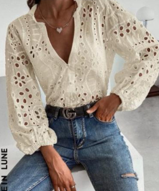 Beige blouse