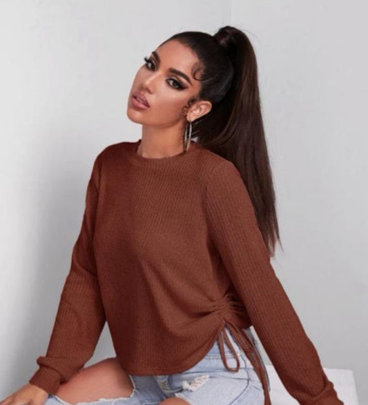 Brown shirt