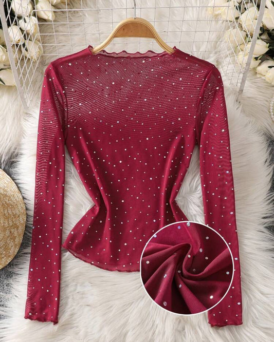 Long sleeve blouse