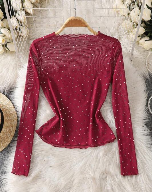 Long sleeve blouse