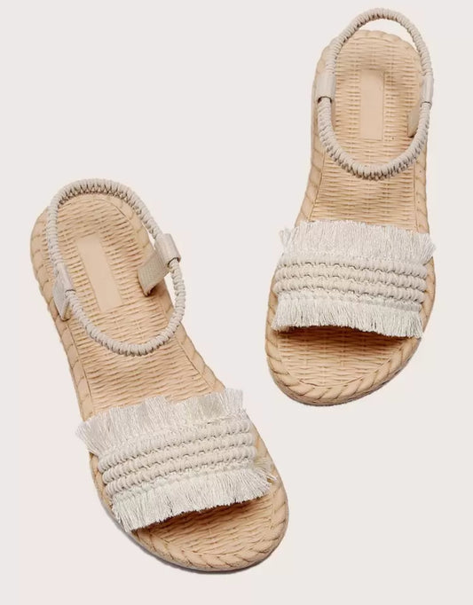 Braided sandals