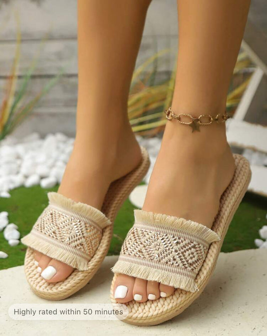 Gold sandals