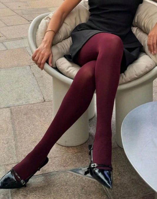 Burgundy voile