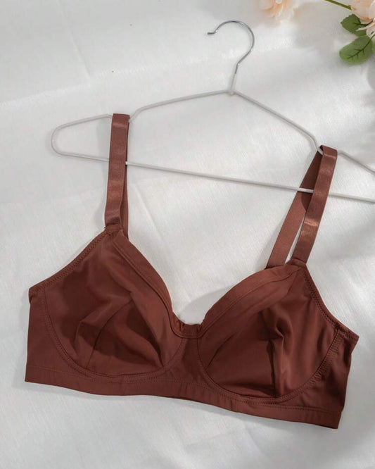 Brown bra