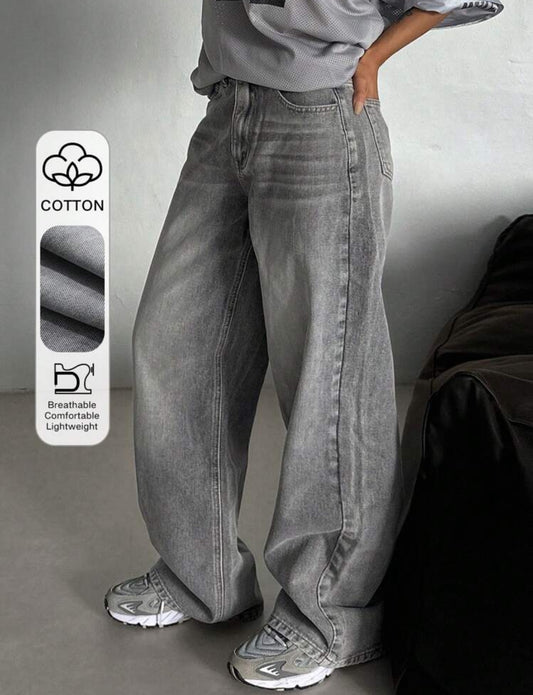 Wide leg jeans