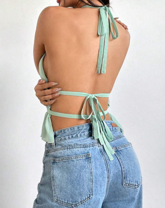 Backless top
