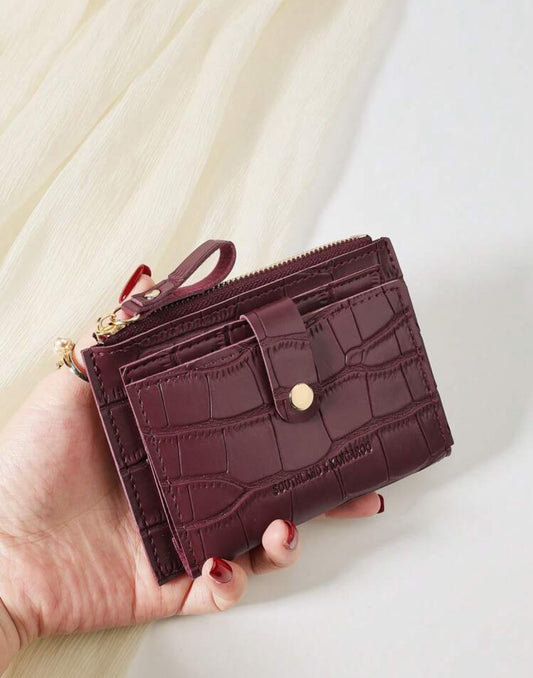 Burgundy wallet