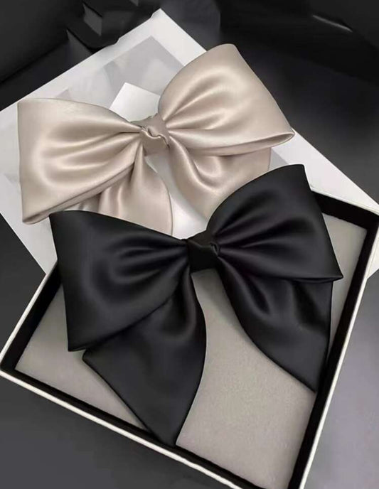 2pcs satin bow