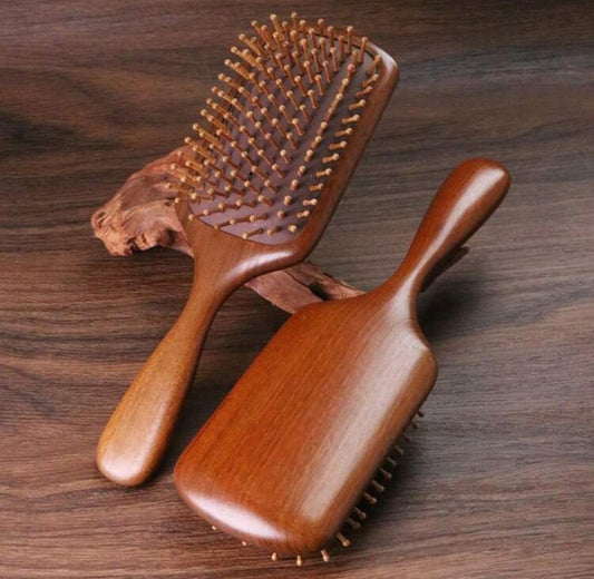 Sandalwood hair brush